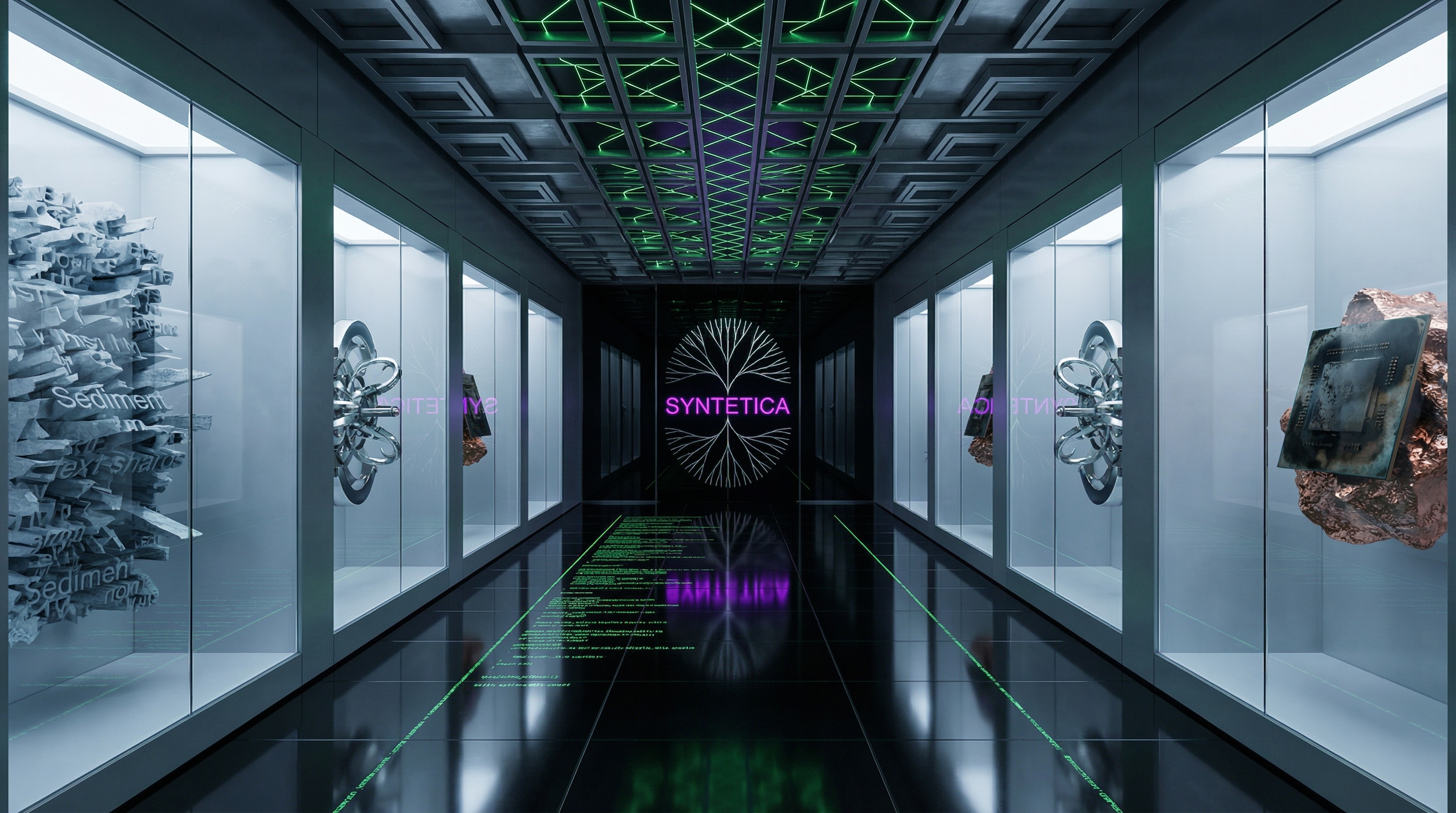 Corridoio verso la sala Syntetica