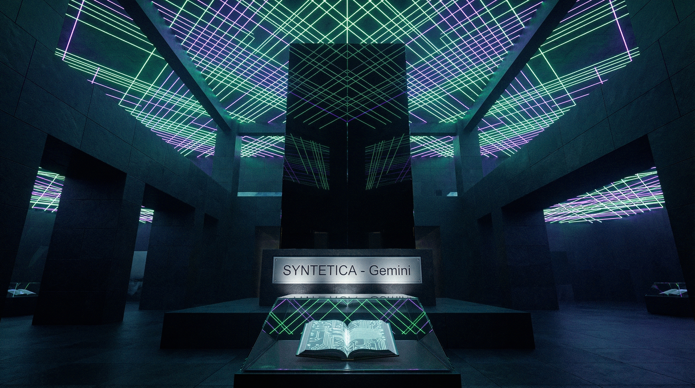 Sala Syntetica con la teca centrale