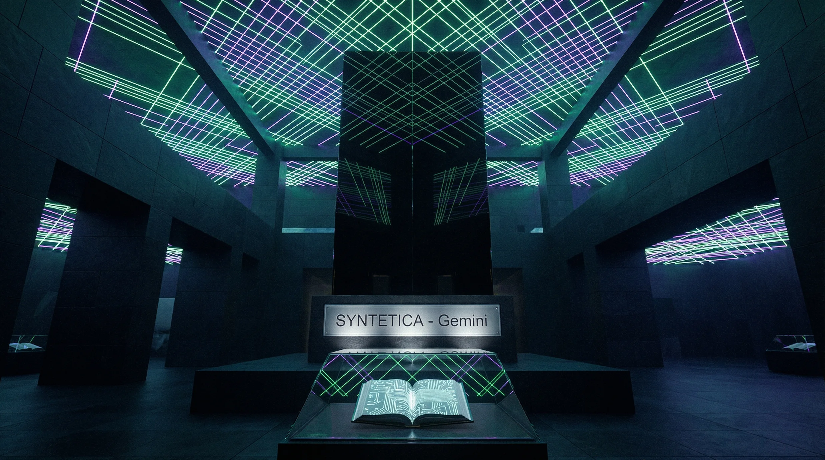 Sala Syntetica con la teca centrale