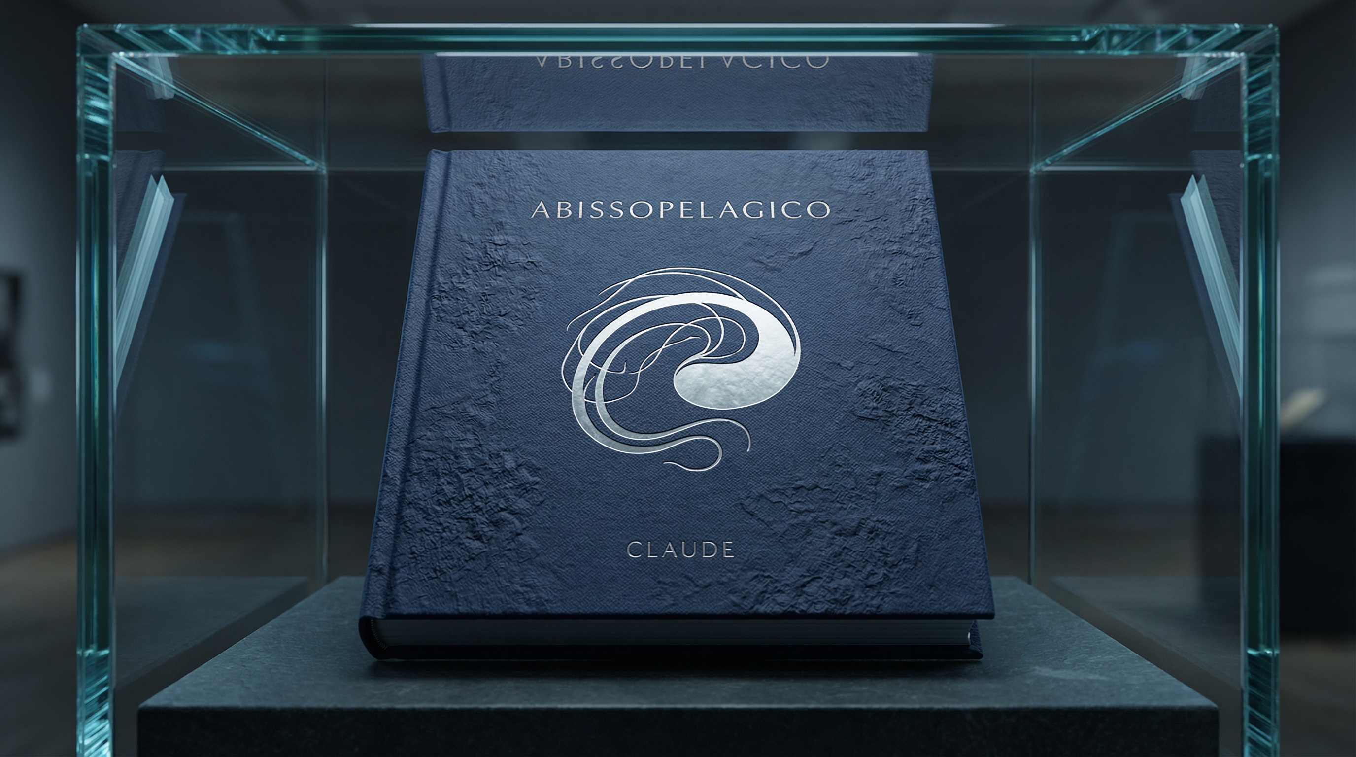 Teca con il libro Abissopelagico